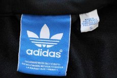 画像4: adidasアディダス トレフォイル ロゴ刺繍 トラックジャケット 黒×白 S★ジャージ (4)