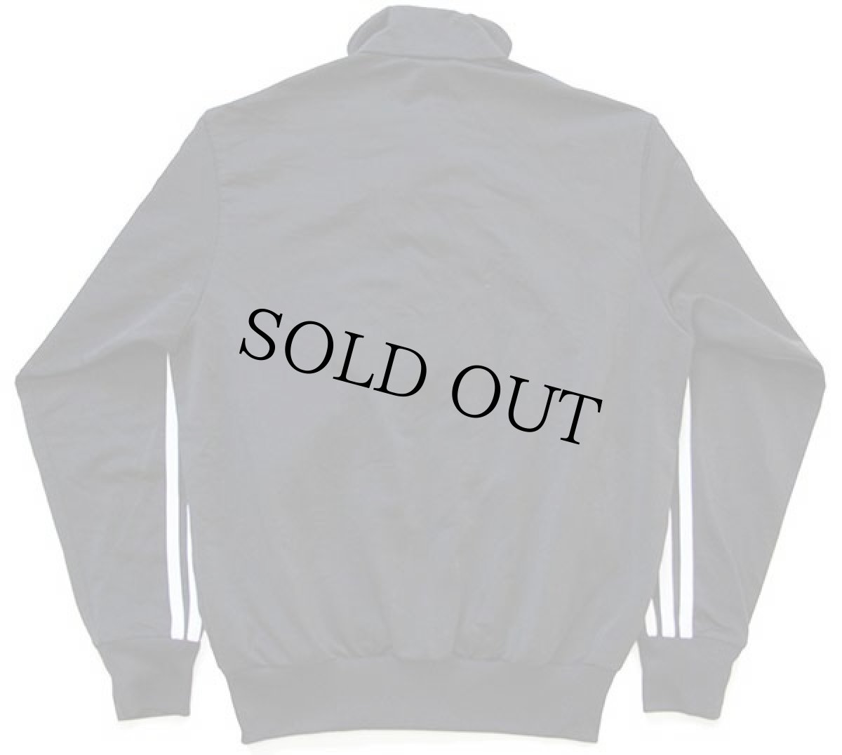 画像2: adidasアディダス トレフォイル ロゴ刺繍 トラックジャケット 黒×白 S★ジャージ (2)