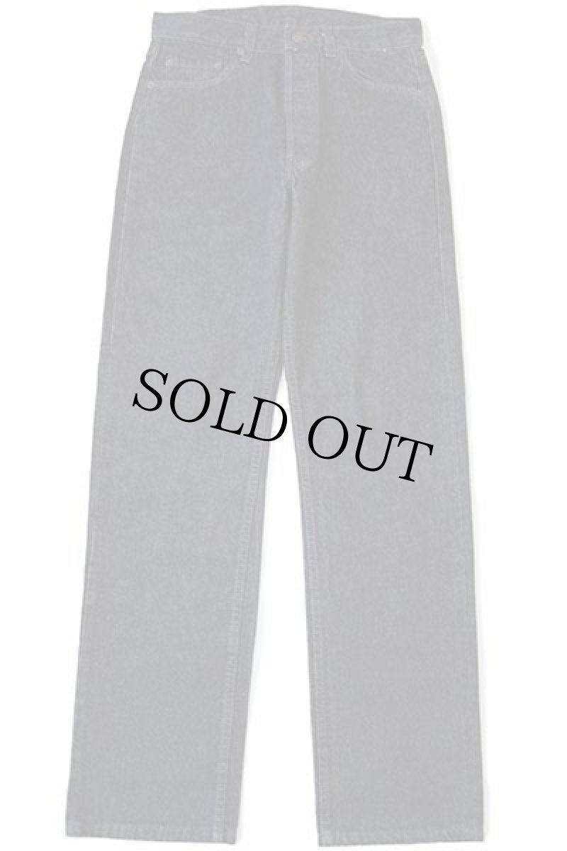 画像2: デッドストック★80s USA製 Levi'sリーバイス 501 先染め ブラック デニムパンツ w30 L32 (2)