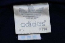 画像4: 90s adidasアディダス トレフォイル ロゴ刺繍 トラックジャケット 紺×白 M★ジャージ (4)