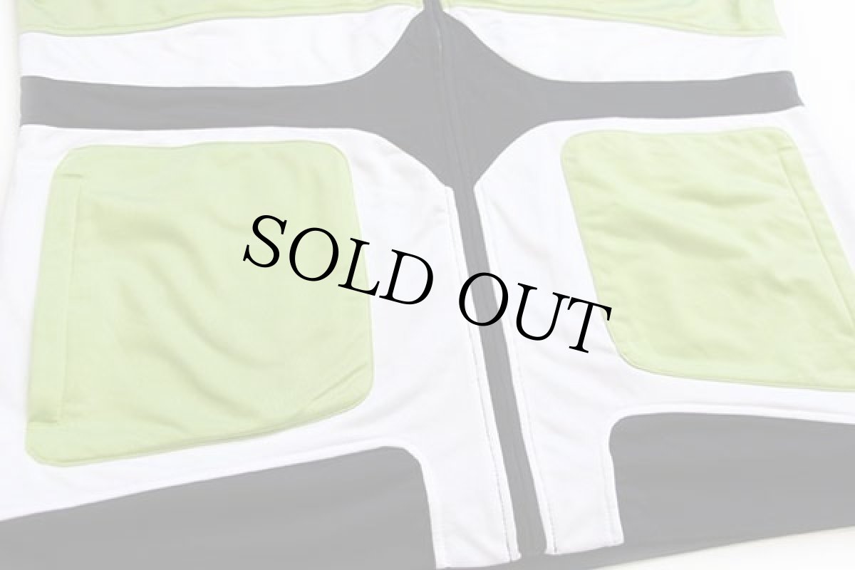 画像5: 90s adidasアディダス マルチカラー 切り替え トラックジャケット 黄緑×黒×白 XL★ジャージ (5)