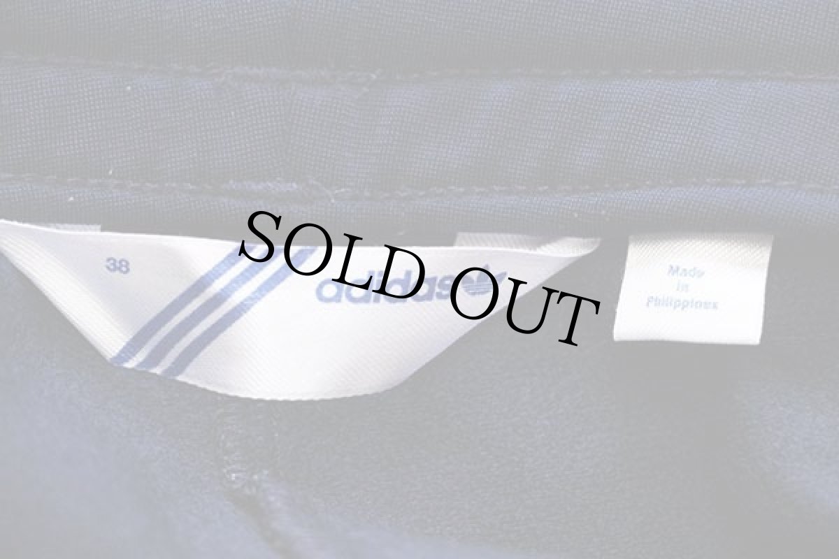 画像6: 00s adidasアディダス トレフォイル ロゴ刺繍 トラックパンツ 紺×水色 38★ジャージ (6)