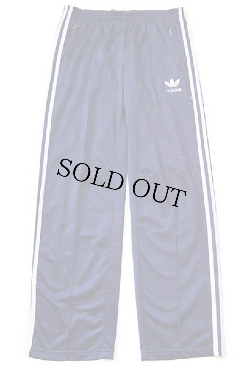 画像2: 90s adidasアディダス トレフォイル ロゴ刺繍 トラックパンツ 紺×白★ジャージ (2)