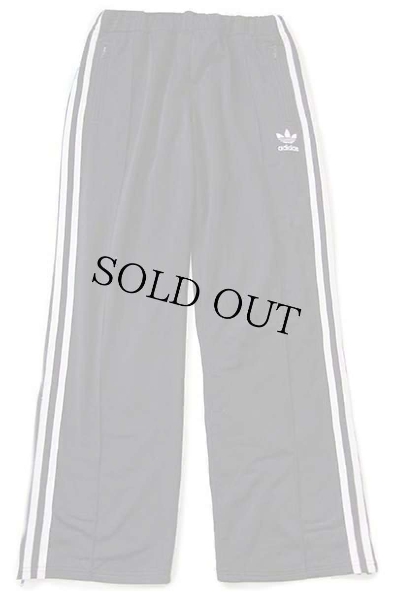 画像2: 90s adidasアディダス トレフォイル ロゴ刺繍 トラックパンツ 黒×白★ジャージ (2)