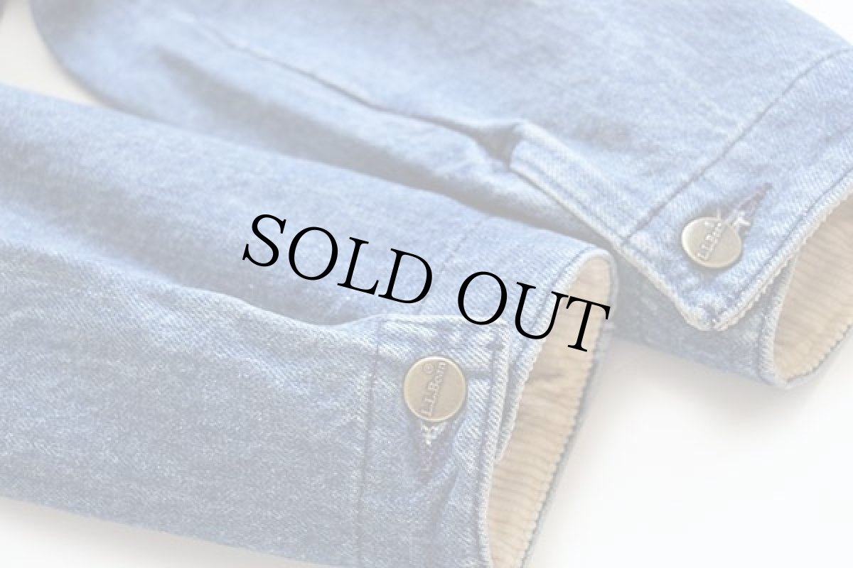 画像6: 80s L.L.Bean デニム フィールドコート★ジャケット (6)