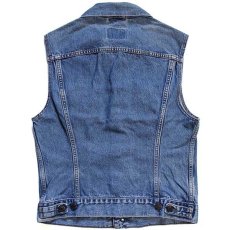 画像2: 90s イタリア製 Levi'sリーバイス 70401 デニムベスト M★ユーロ (2)