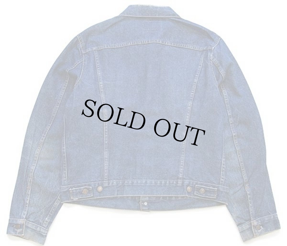 画像2: 80s USA製 Levi'sリーバイス 71205 デニムジャケット 46L★ロング (2)