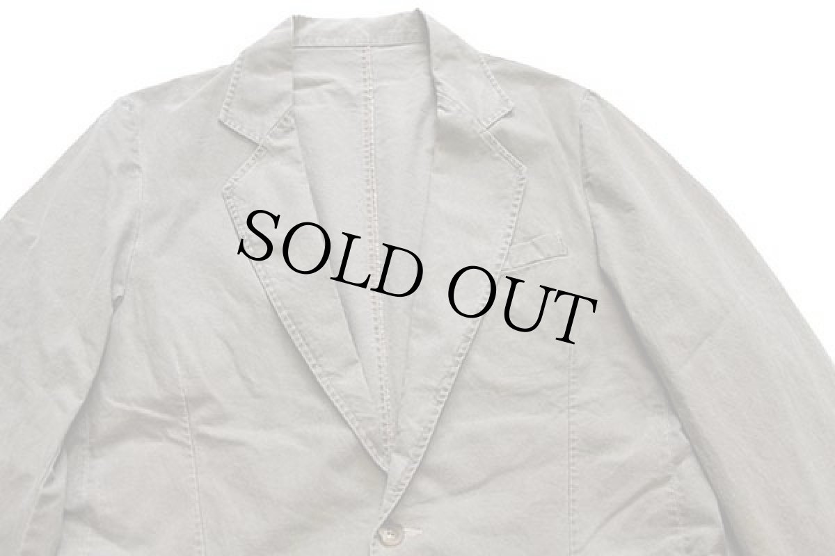 画像3: 90s USA製 L.L.Bean 2つボタン コットン テーラードジャケット グレーブラウン 40 (3)