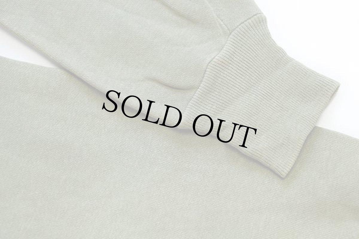 画像6: 60s Healthknit 無地 コットン スウェット うぐいす色 フェード M (6)