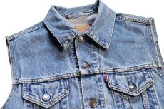 画像3: 90s イタリア製 Levi'sリーバイス 70401 デニムベスト M★ユーロ (3)