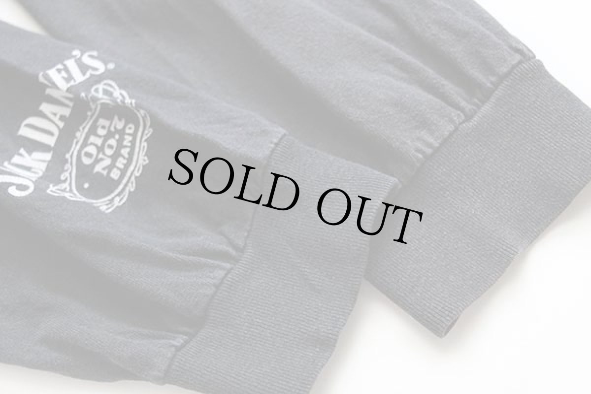 画像6: 00s JACK DANIEL'S ジャックダニエル コットン 長袖Tシャツ 黒 XL (6)