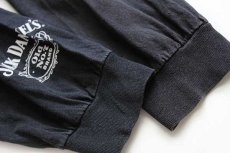 画像6: 00s JACK DANIEL'S ジャックダニエル コットン 長袖Tシャツ 黒 XL (6)