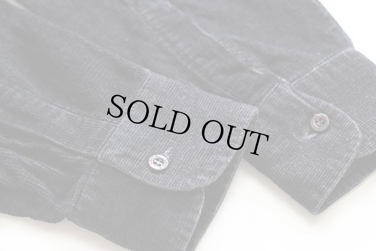 画像5: 90s Levi'sリーバイス コットン コーデュロイ シャツジャケット 黒 L★ユーロ (5)