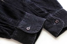 画像5: 90s Levi'sリーバイス コットン コーデュロイ シャツジャケット 黒 L★ユーロ (5)