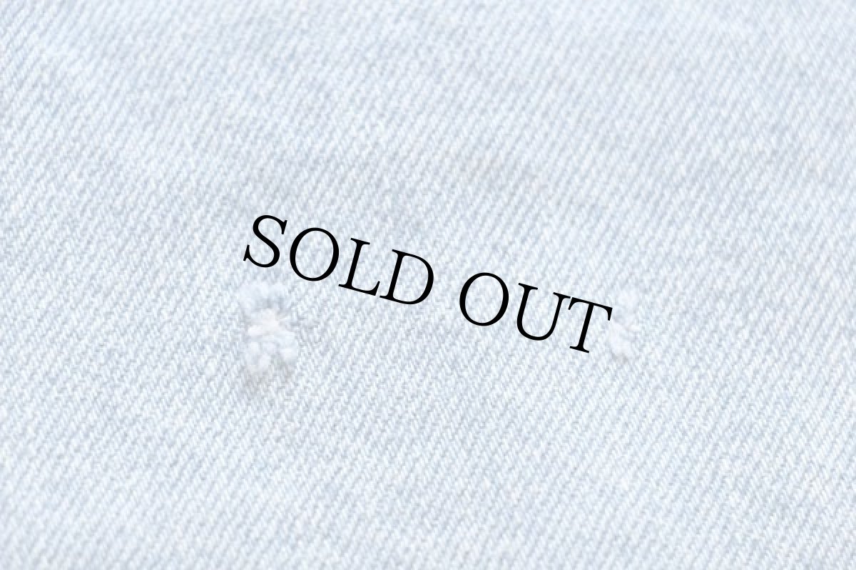 画像7: 90s USA製 Levi'sリーバイス 70507 デニムジャケット 4ポケット アイスブルー L (7)