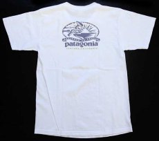 画像3: 90s USA製 patagoniaパタゴニア Beneficial T's DEIGNED TO ENDURE オーガニックコットンTシャツ 白 S (3)