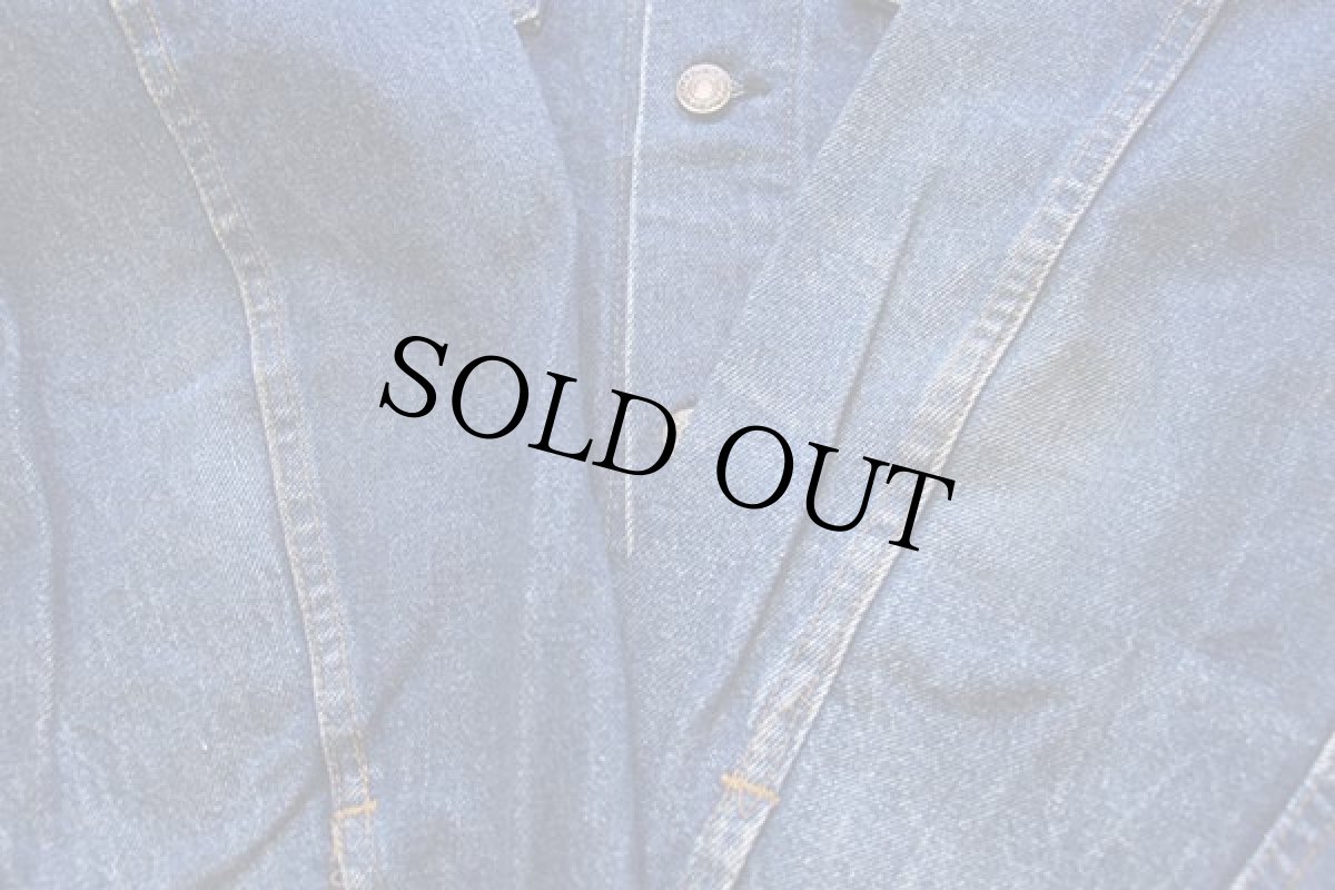 画像6: 80s USA製 Levi'sリーバイス 71205 デニムジャケット 46L★ロング (6)