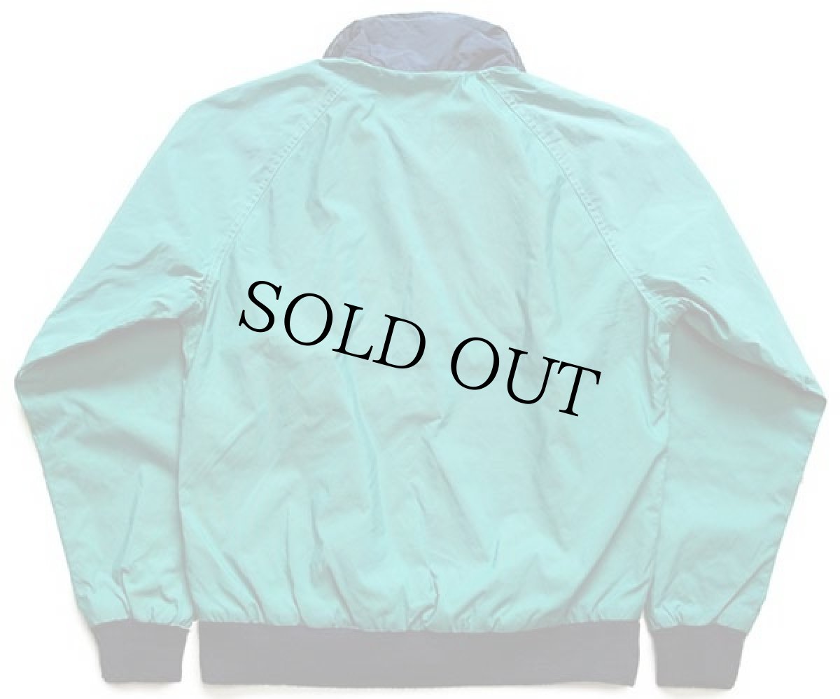 画像2: 80s USA製 THE NORTH FACEノースフェイス ツートン 切り替え プルオーバー ナイロンジャケット エメラルドグリーン×紺 L (2)