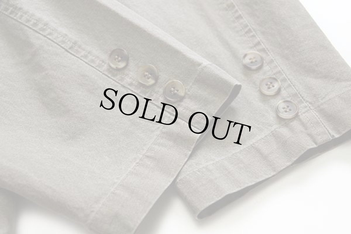 画像6: 90s USA製 L.L.Bean 2つボタン コットン テーラードジャケット グレーブラウン 40 (6)