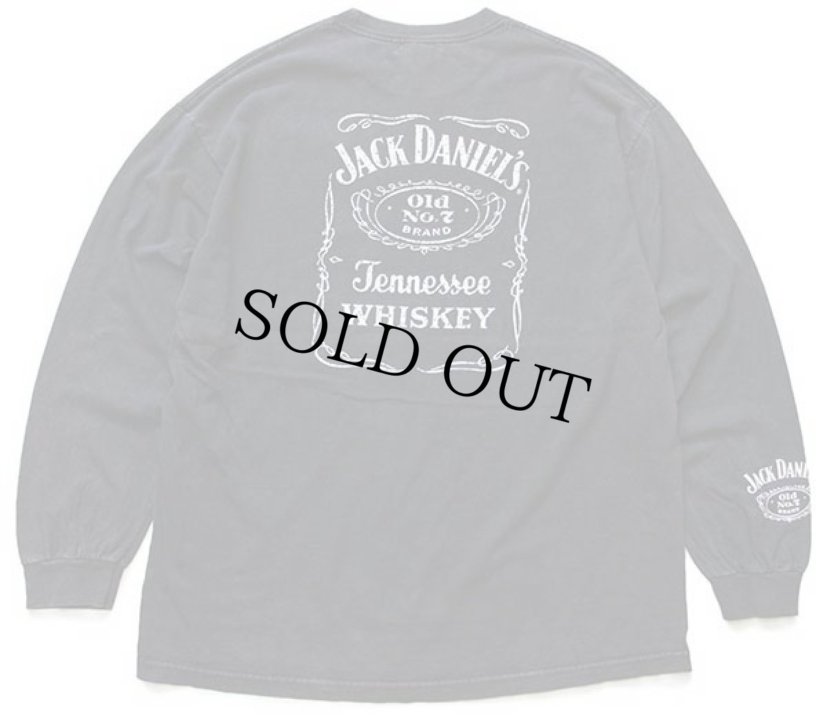 画像2: 00s JACK DANIEL'S ジャックダニエル コットン 長袖Tシャツ 黒 XL (2)