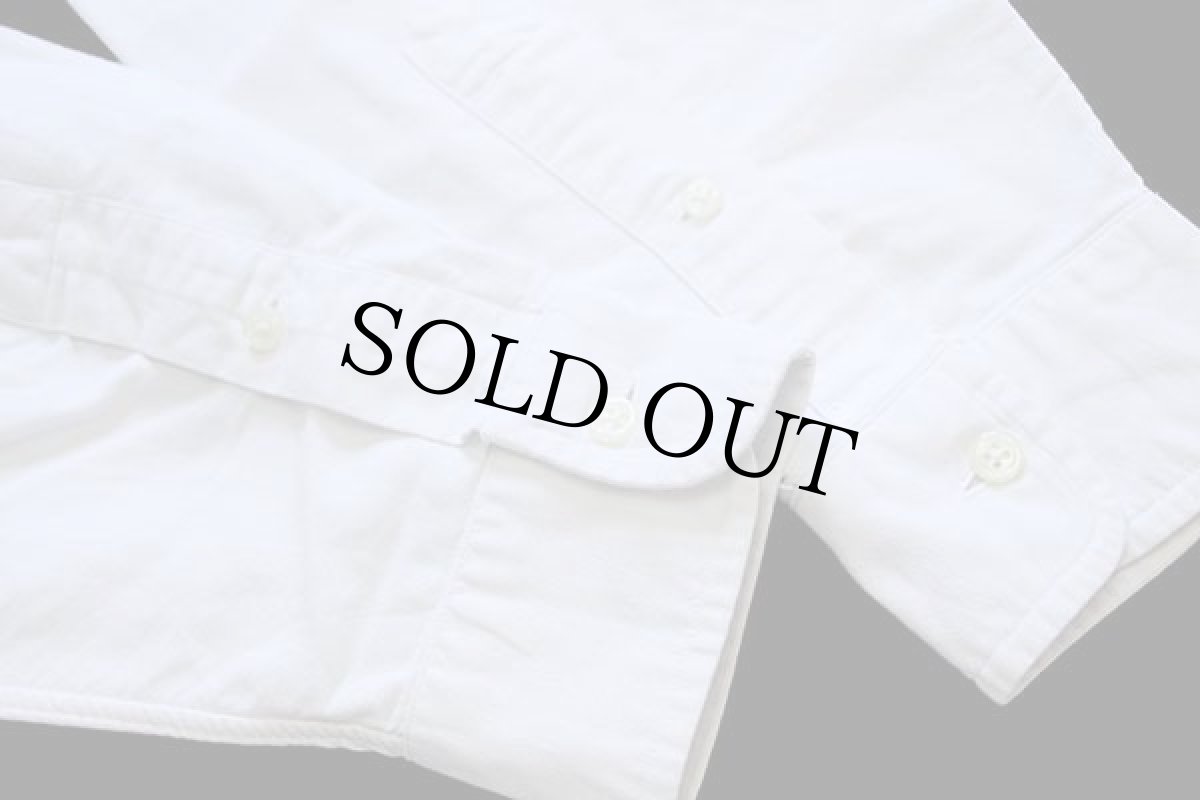 画像5: ラルフローレン ワンポイント ボタンダウン オックスフォード コットンシャツ オフホワイト 15.5★X (5)