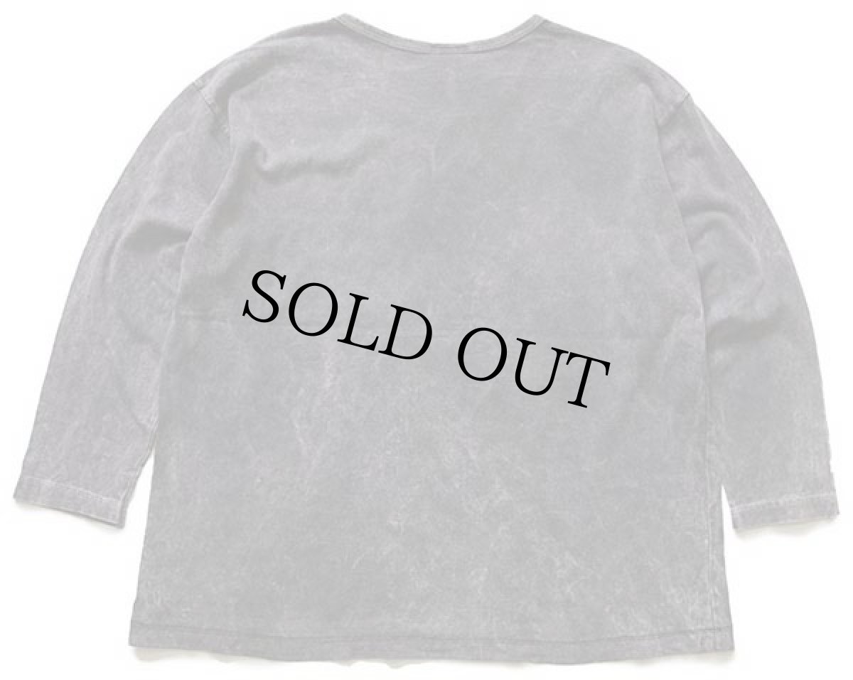 画像2: 90s USA製 LIZ&JANE CLOTHES ムラ染め コットン カットソー 炭黒 S/M (2)