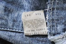 画像5: 80s USA製 Levi'sリーバイス 70508 ショート丈 ケミカルウォッシュ デニムジャケット 4ポケット ダメージ L★アシッド (5)