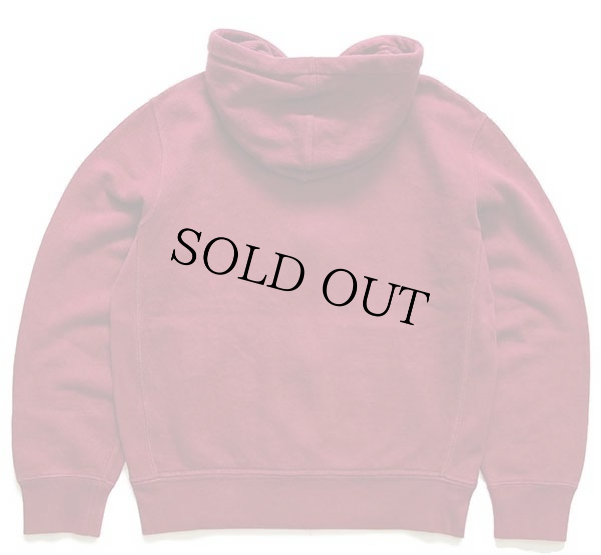 画像2: ポロ ラルフローレン ワンポイント フード裏サーマル スウェット ジップパーカー ワインレッド M (2)