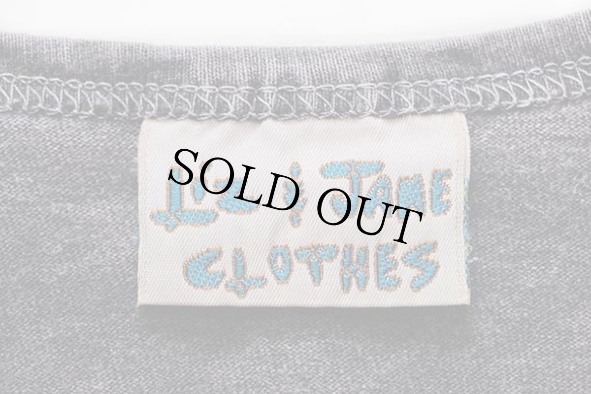 画像4: 90s USA製 LIZ&JANE CLOTHES ムラ染め コットン カットソー 炭黒 S/M (4)