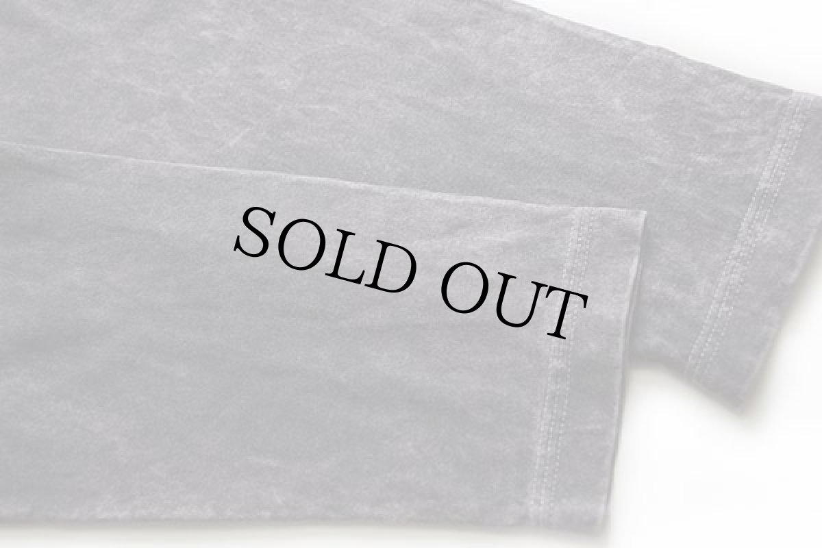 画像6: 90s USA製 LIZ&JANE CLOTHES ムラ染め コットン カットソー 炭黒 S/M (6)