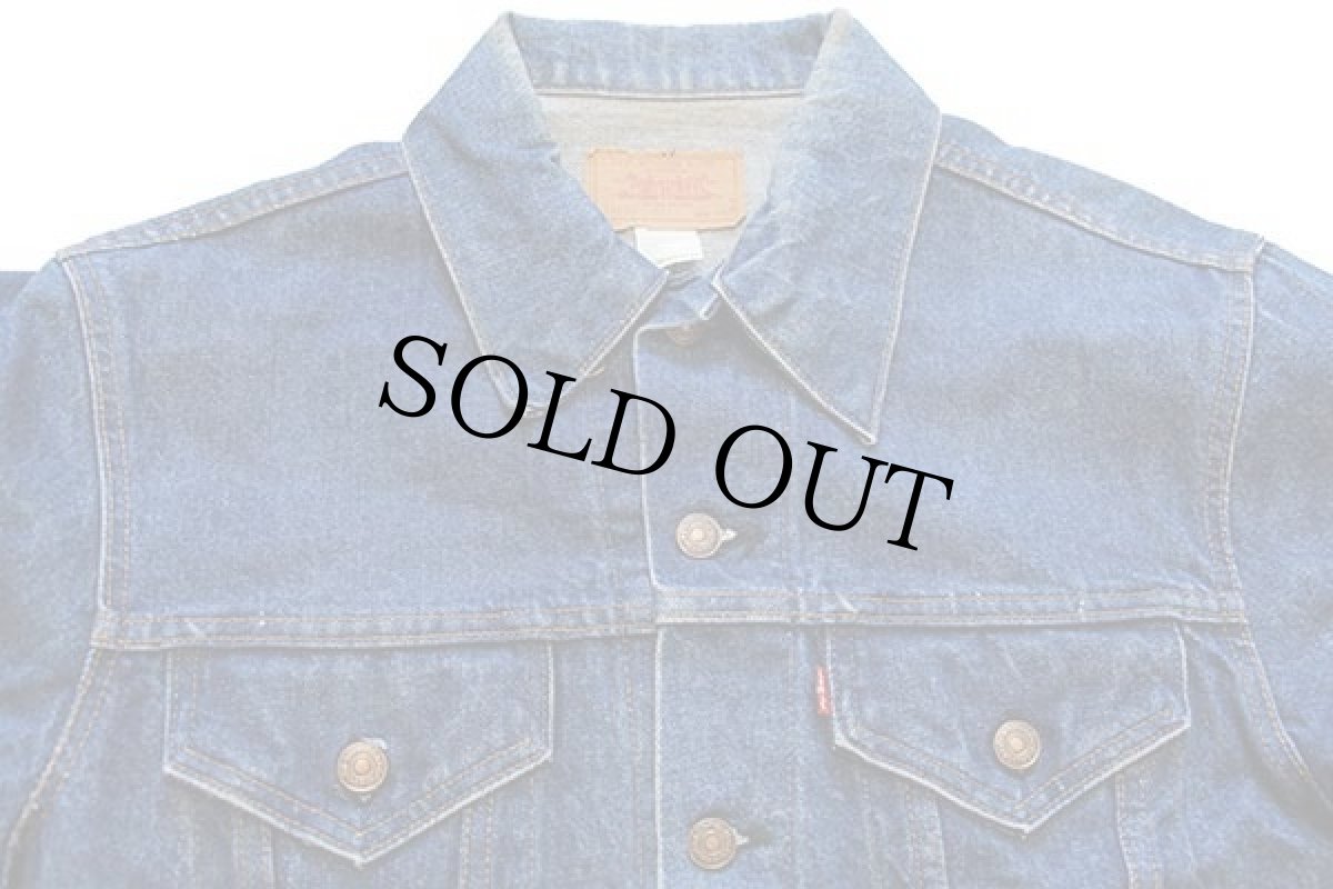 画像3: 80s USA製 Levi'sリーバイス 71205 デニムジャケット 46L★ロング (3)