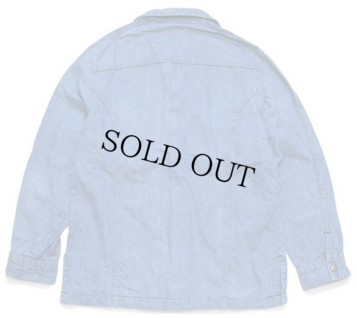 画像2: 70s USA製 Leeリー デニム シャツジャケット LR (2)