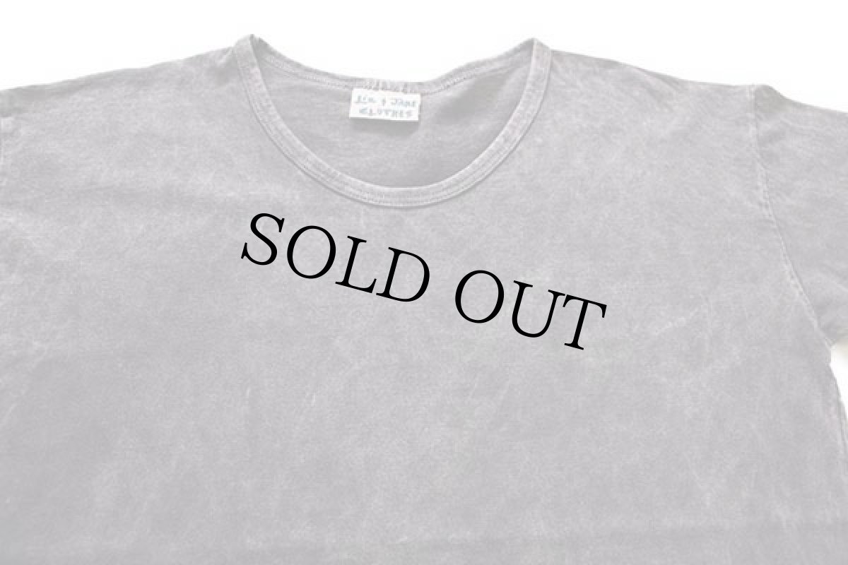 画像3: 90s USA製 LIZ&JANE CLOTHES ムラ染め コットン カットソー 炭黒 S/M (3)