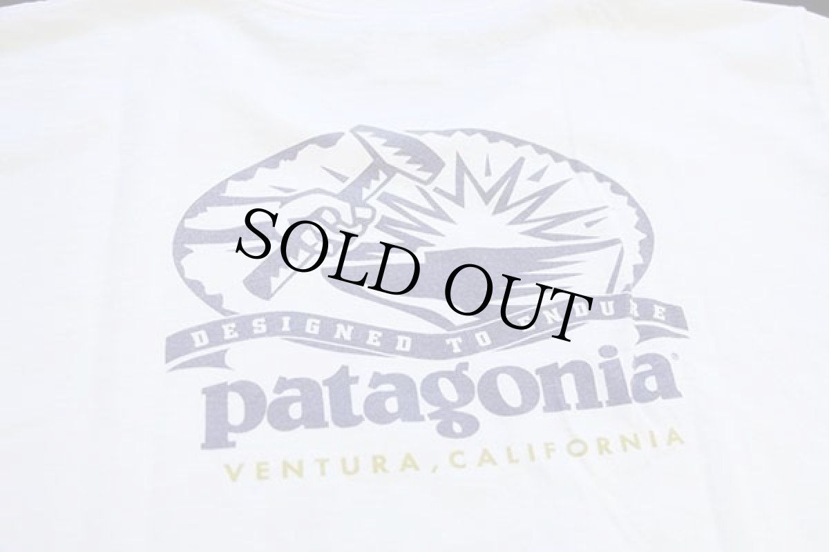 画像4: 90s USA製 patagoniaパタゴニア Beneficial T's DEIGNED TO ENDURE オーガニックコットンTシャツ 白 S (4)