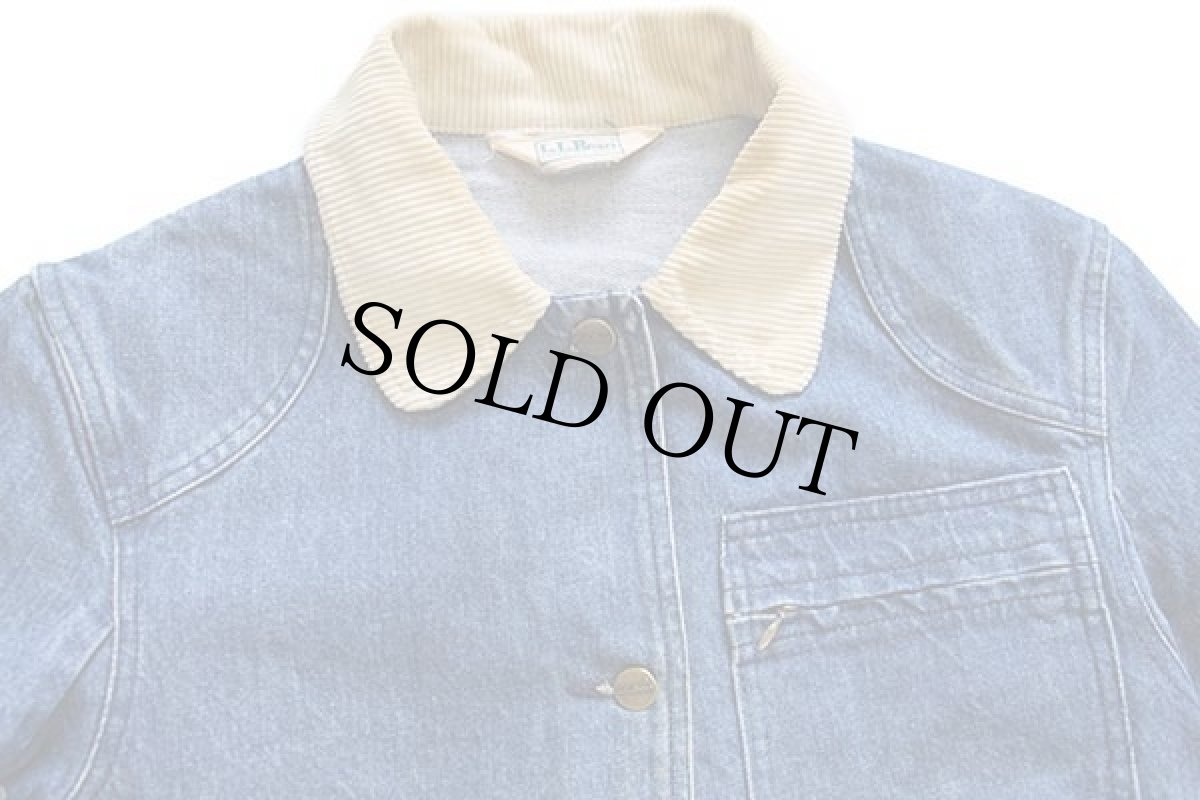 画像3: 80s L.L.Bean デニム フィールドコート★ジャケット (3)