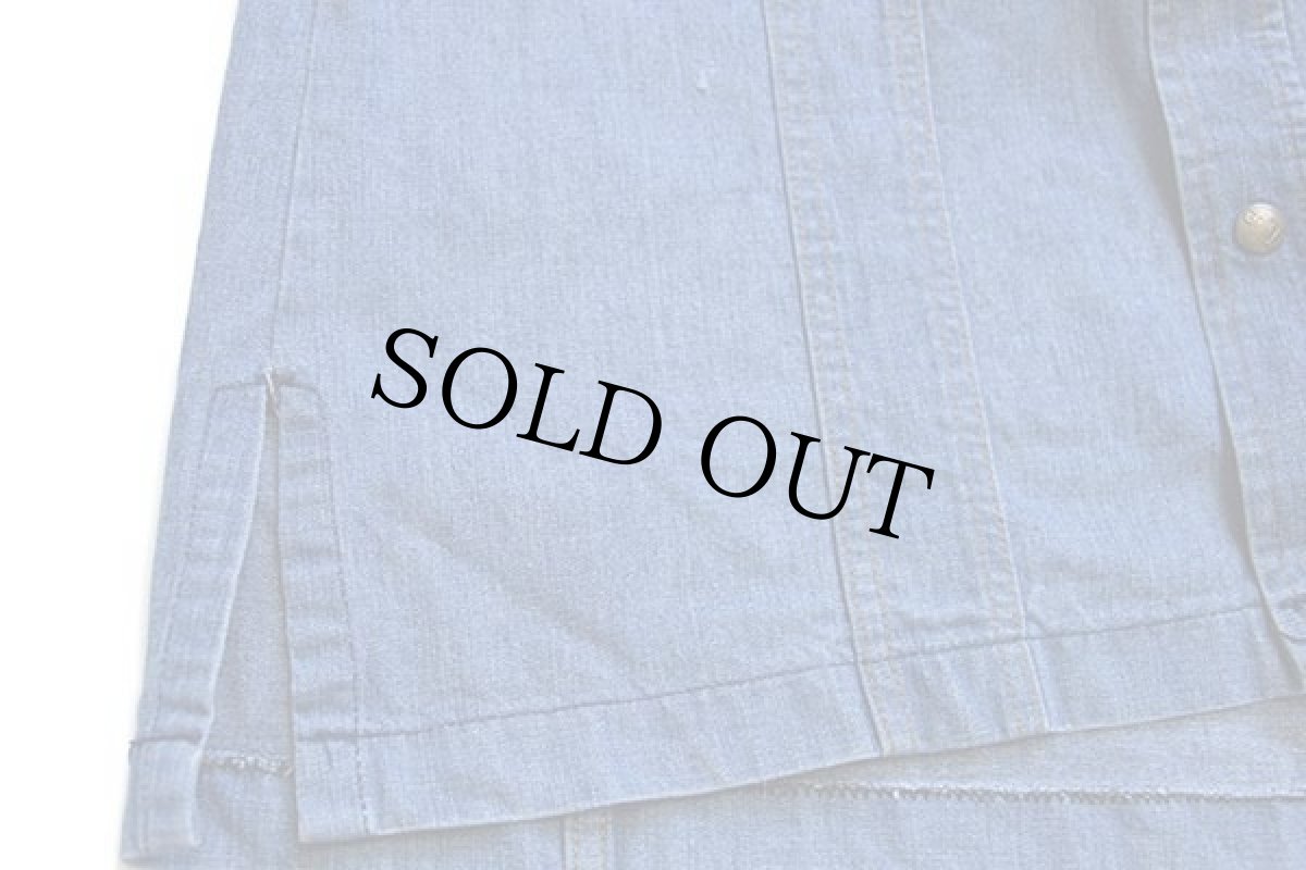 画像6: 70s USA製 Leeリー デニム シャツジャケット LR (6)