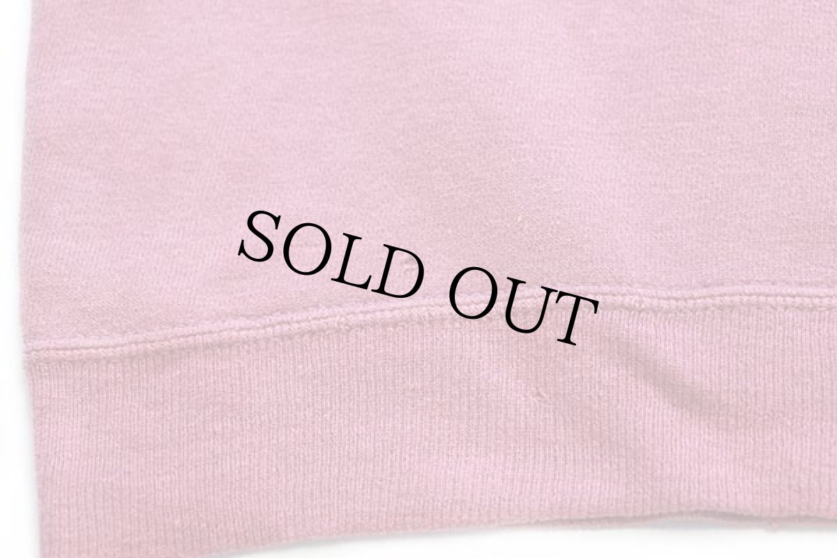 画像6: 60s UNKNOWN 無地 コットン 半袖スウェット 小豆色 フェード (6)