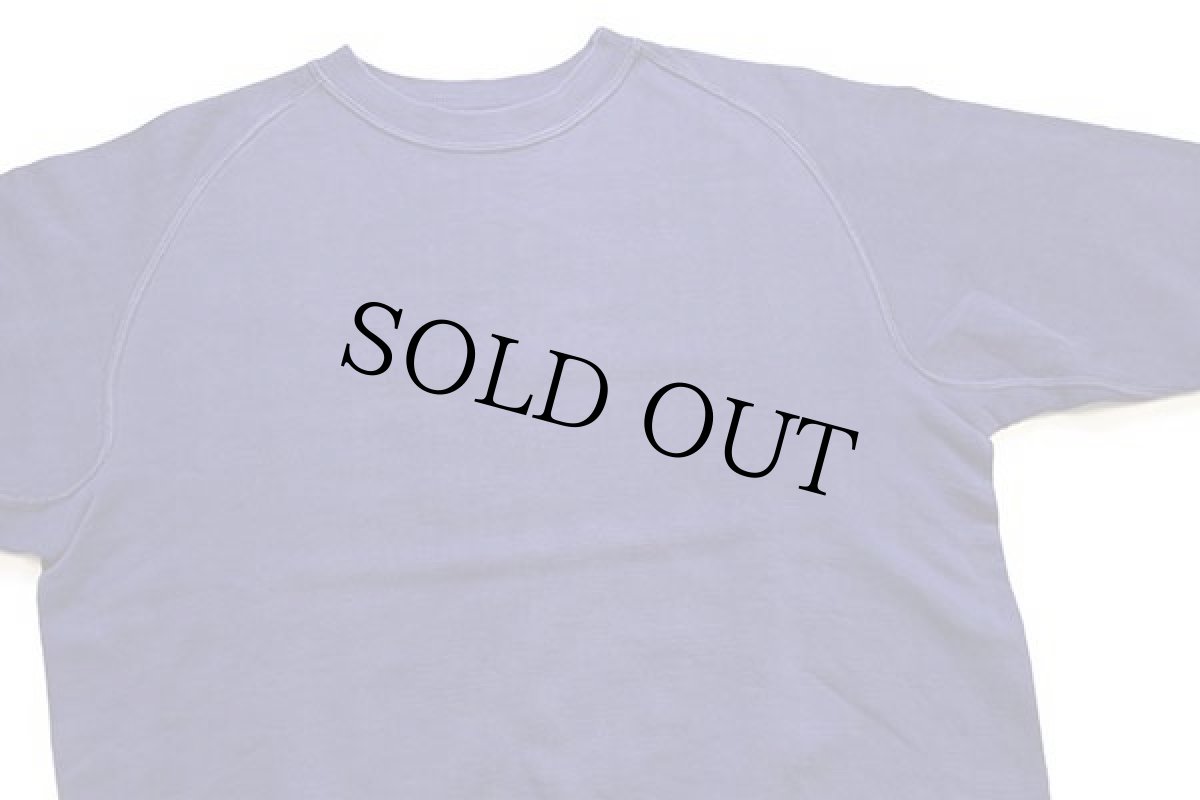 画像3: 50s UNKNOWN 無地 フリーダムスリーブ コットン スウェット ナス紺 (3)