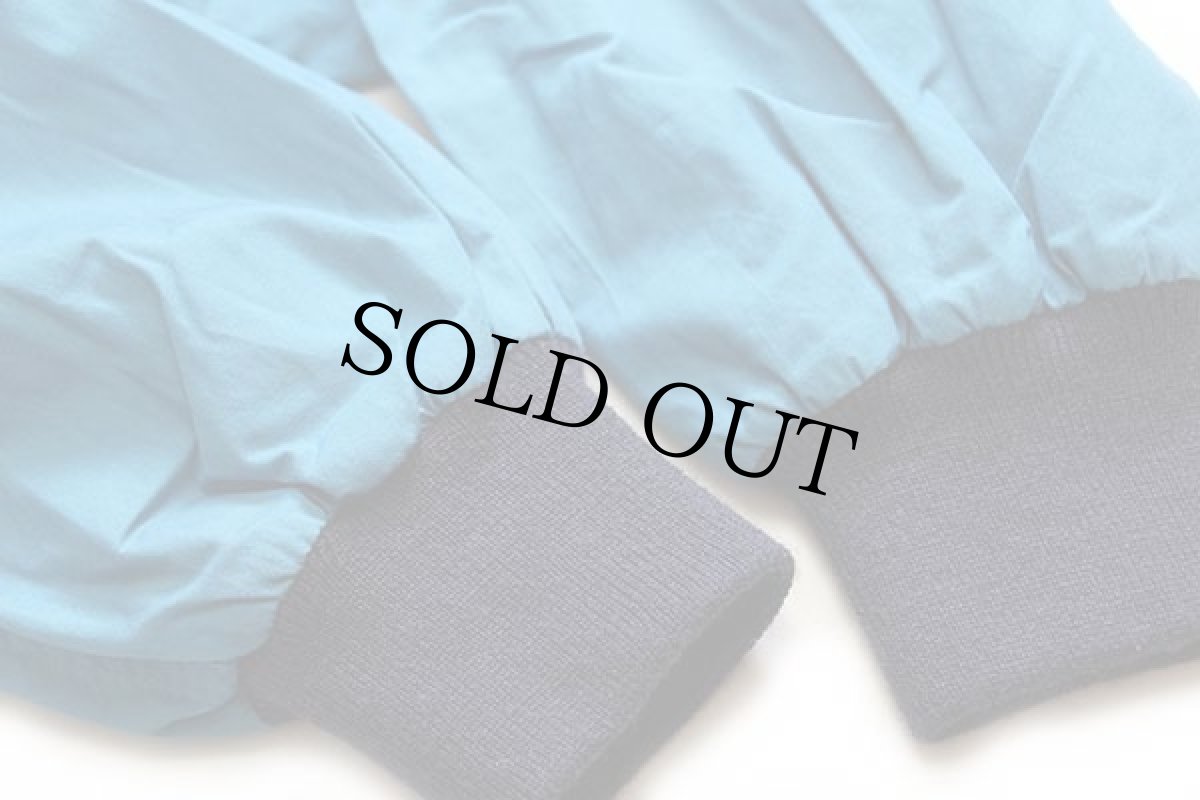 画像6: 90s adidasアディダス トレフォイル ロゴ刺繍 ツートン 切り替え ジャケット 紺×青★トラックジャケット (6)