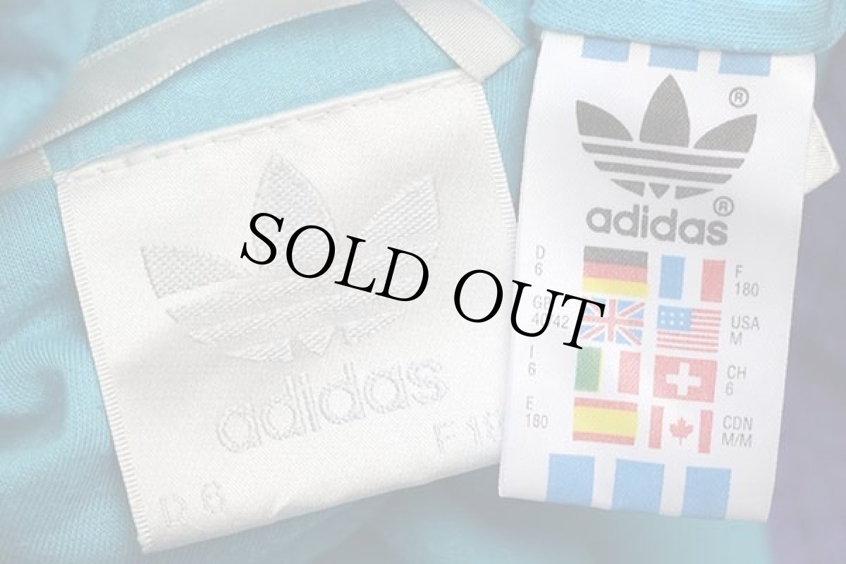 画像4: 90s adidasアディダス トレフォイル ロゴ刺繍 マルチカラー 切り替え ナイロンジャケット 蛍光 (4)