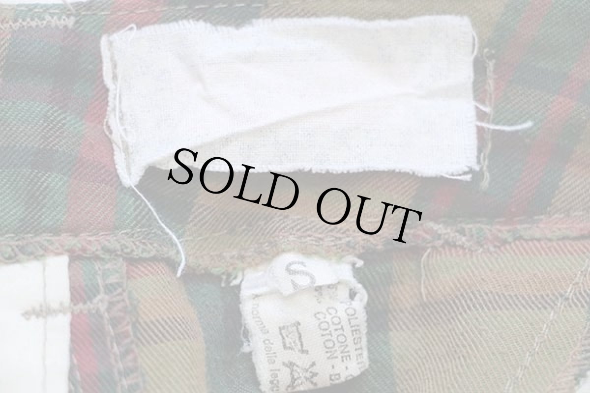 画像6: 80s UNKNOWN タータンチェック パンツ S (6)