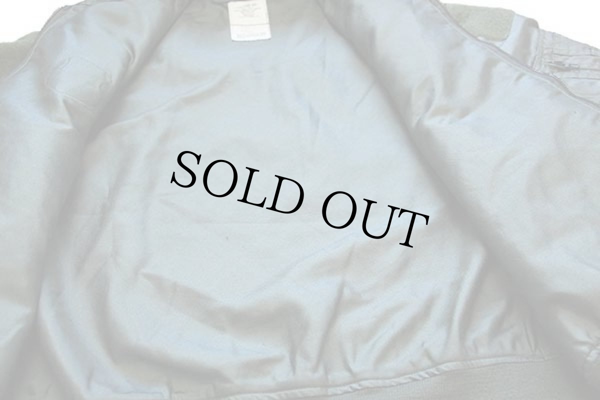 画像5: 00s 米軍 USAF CWU-36/P アラミド フライトジャケット セージグリーン XL (5)