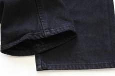 画像8: デッドストック★80s USA製 Levi'sリーバイス 501 ブラック デニムパンツ 後染め w30 L30 (8)