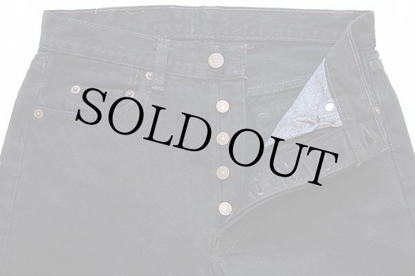デッドストック☆80s USA製 Levi'sリーバイス 501 後染め ブラック