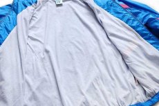 画像5: 90s NIKEナイキ INTERNATIONAL 刺繍 ツートン ナイロンジャケット 蛍光 青×ピンク XL (5)