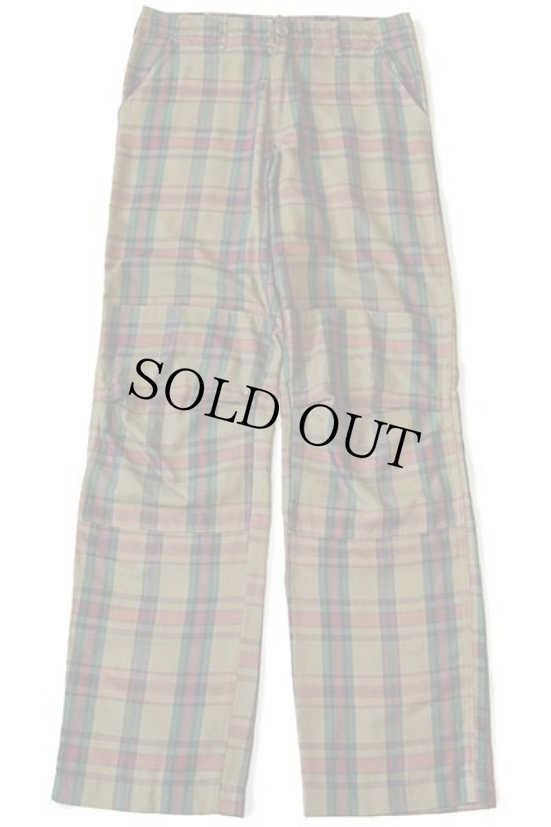 画像2: 80s UNKNOWN タータンチェック パンツ S (2)