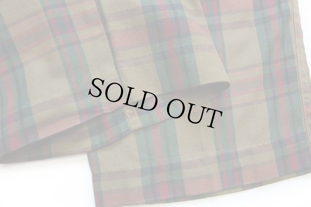 画像8: 80s UNKNOWN タータンチェック パンツ S (8)