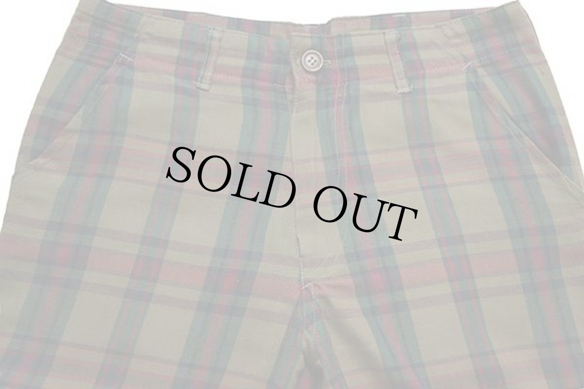 画像4: 80s UNKNOWN タータンチェック パンツ S (4)