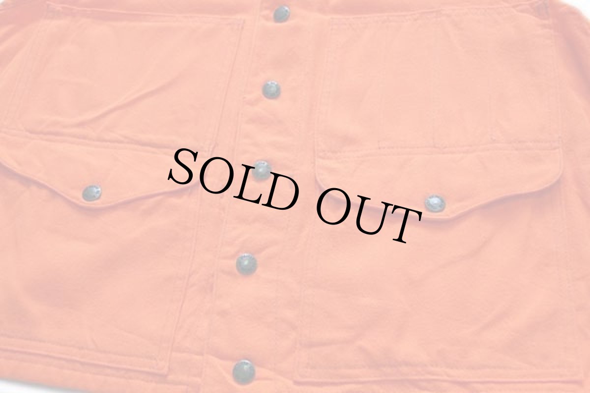 画像5: USA製 FILSONフィルソン ハンティングベスト オレンジ 40 (5)