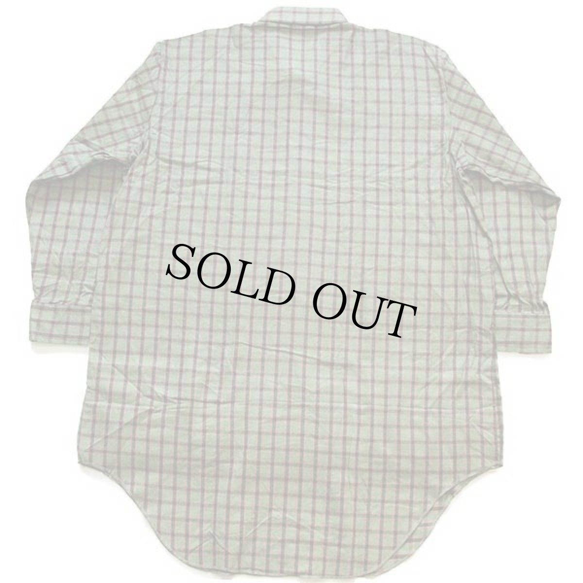 画像3: デッドストック★70s SPORTLICH chic チェック ライトネル グランパシャツ★特大 (3)